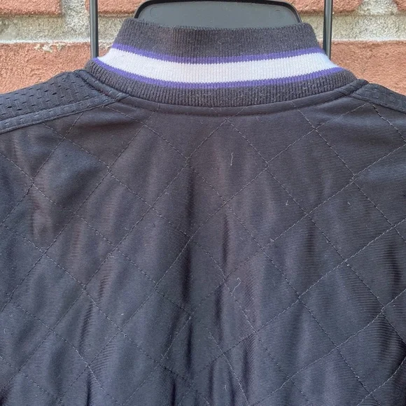 Vintage 90's Nike Court Quilted Jacket Snap Button - Picture 5 of 8